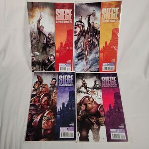 Siege Embedded #1-4 (2010) Complete Set - Captain America, Loki Sentry VF/NM 9.0